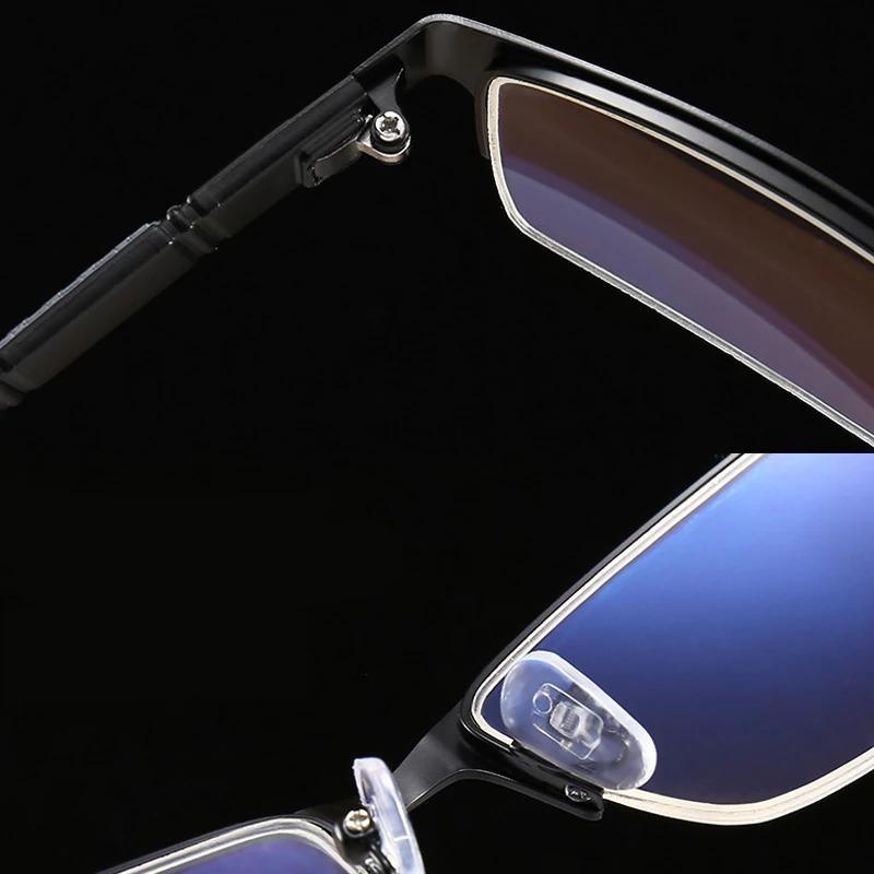 Lunettes de lecture semi-cerclées en alliage léger pour hommes et femmes avec demi-monture de qualité Lunettes de lecture pour hommes Nouvelle monture rétro