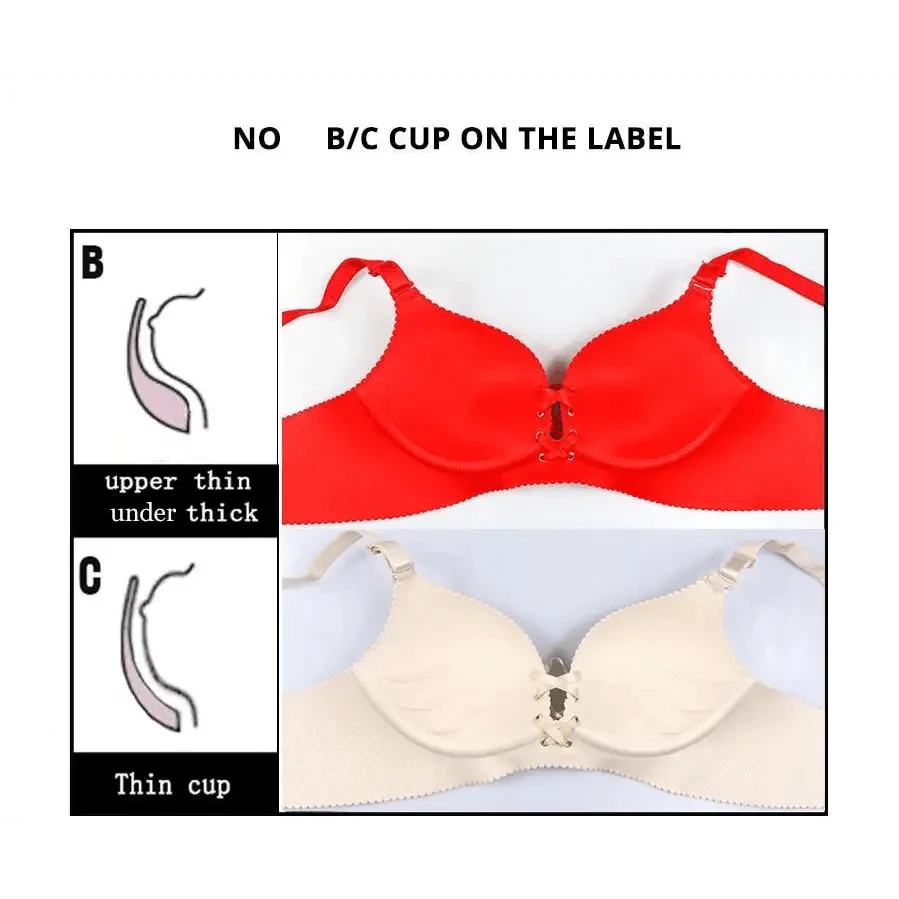 Nouveau Soutien-gorge sans couture tendance pour femme Soutien-gorge push-up à armatures Lingerie sans fil Bralette en coton avec bonnet 3/4 Soutien-gorge
