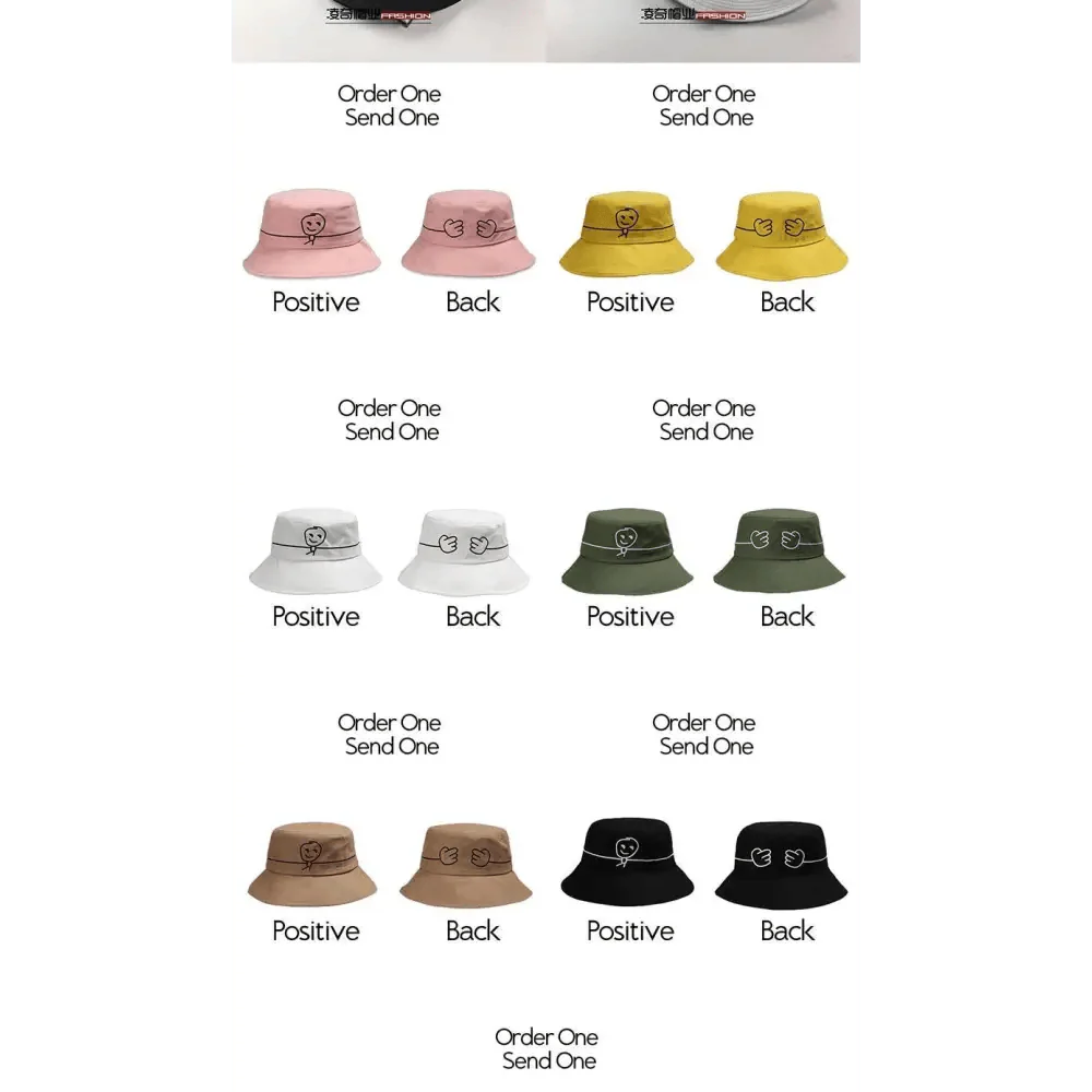 Nouveaux Bob Chapeaux d'Été Tendance pour Femmes Chapeau Panama Homme Chapeau de Soleil Panama Double Face Pêcheur Casquette pour Garçons/Filles