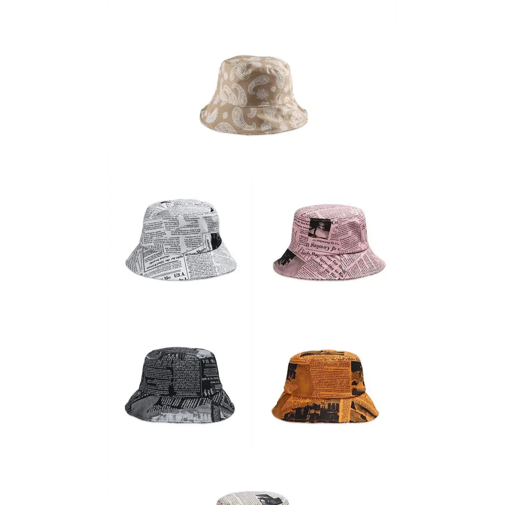 Nouveaux Bob Chapeaux d'Été Tendance pour Femmes Chapeau Panama Homme Chapeau de Soleil Panama Double Face Pêcheur Casquette pour Garçons/Filles