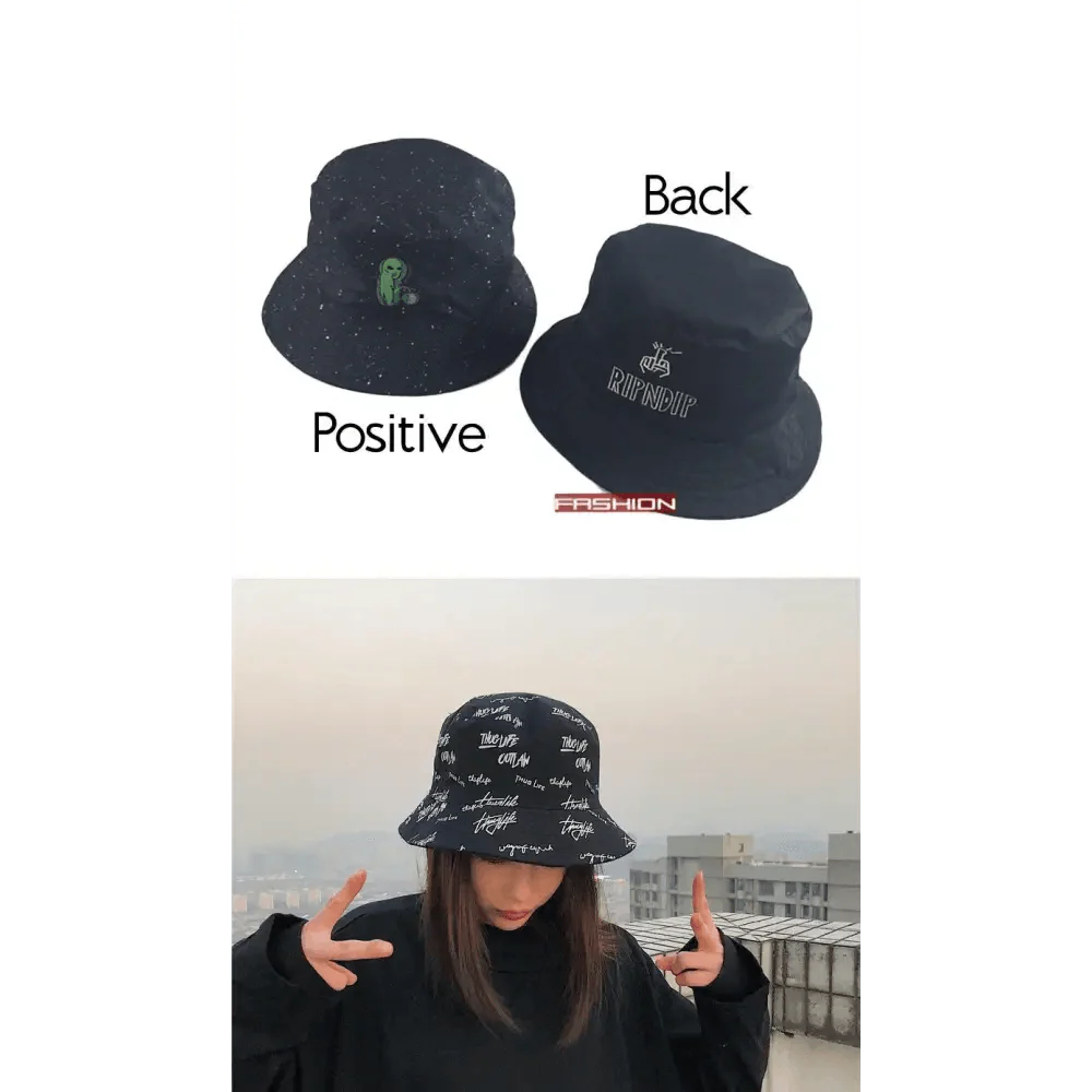 Nouveaux Bob Chapeaux d'Été Tendance pour Femmes Chapeau Panama Homme Chapeau de Soleil Panama Double Face Pêcheur Casquette pour Garçons/Filles
