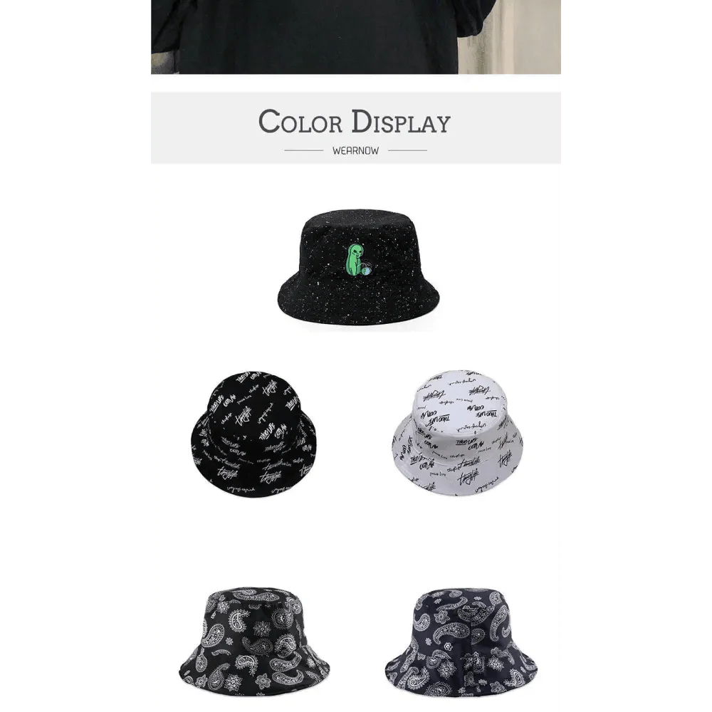 Nouveaux Bob Chapeaux d'Été Tendance pour Femmes Chapeau Panama Homme Chapeau de Soleil Panama Double Face Pêcheur Casquette pour Garçons/Filles