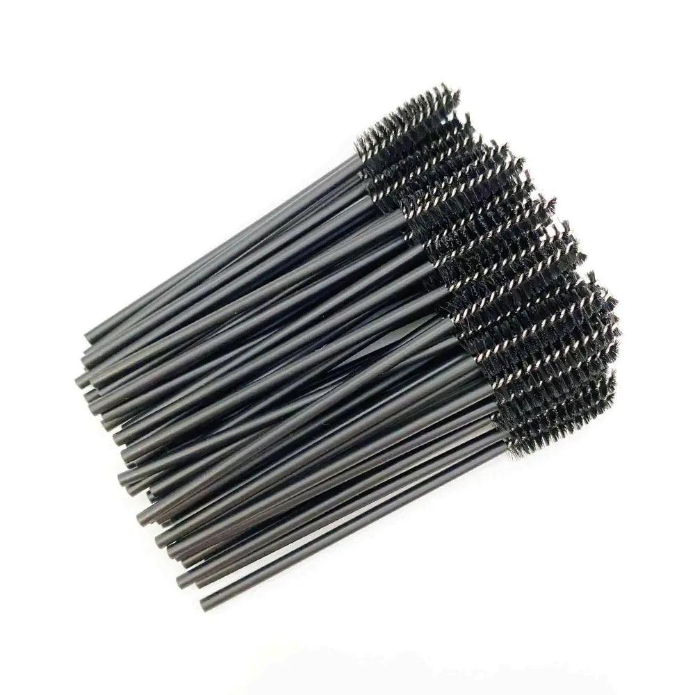 Nouveau design unique brosses à cils jetables outils d'extension de cils brosse à sourcils applicateur de mascara cosmétique pour cils