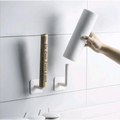 Nouveau Vigorous 1pc Accessoires de cuisine auto-adhésifs sous l'armoire Porte-rouleau de papier Support de serviette Cintre à mouchoirs Rangement pour salle de bain Toilettes
