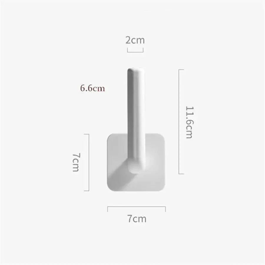 Nouveau Vigorous 1pc Accessoires de cuisine auto-adhésifs sous l'armoire Porte-rouleau de papier Support de serviette Cintre à mouchoirs Rangement pour salle de bain Toilettes