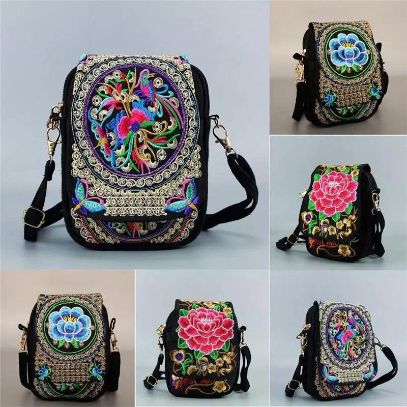 Nouveau Sac Mini bandoulière fait main vintage pour femmes, Petite pochette porte-monnaie, Style pour femmes