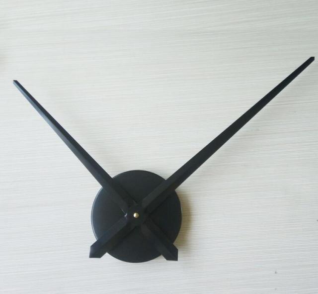 Nouveau Mouvement d'Horloge Murale Autocollants Muraux en Acrylique Miroir Aiguilles d'Horloge 3D Grand Mouvement d'Horloge Design Unique Cadran en Métal Quartz Aiguille Décoration Maison Salon