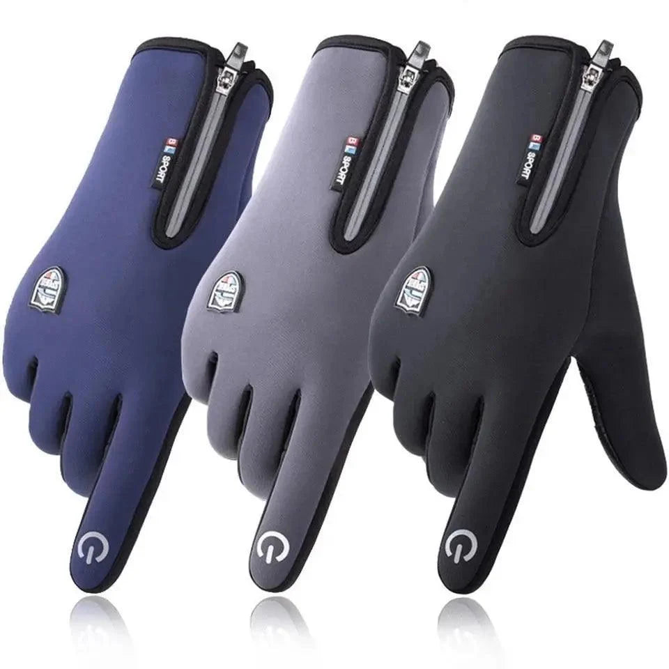 Nouveaux gants de pêche chauds pour l'hiver, imperméables, coupe-vent, respirants, à doigts complets, antidérapants, pour la pêche en extérieur, gants d'hiver, tactiles, pour la course, gants thermiques fins, gants de cyclisme