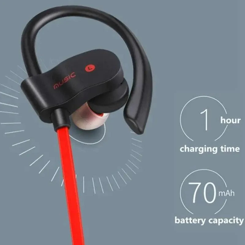Nouveaux écouteurs sans fil Bluetooth, casque d'entraînement, musique sport, casque de jeu mains libres pour tous les smartphones, écouteurs Bluetooth sans fil pour téléphone portable, stéréo Bluetooth sport