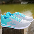 Nouvelles baskets décontractées violettes pour femmes Chaussures respirantes en maille pour femmes Baskets épaisses Chaussures de marche course tennis gym antidérapantes pour femmes