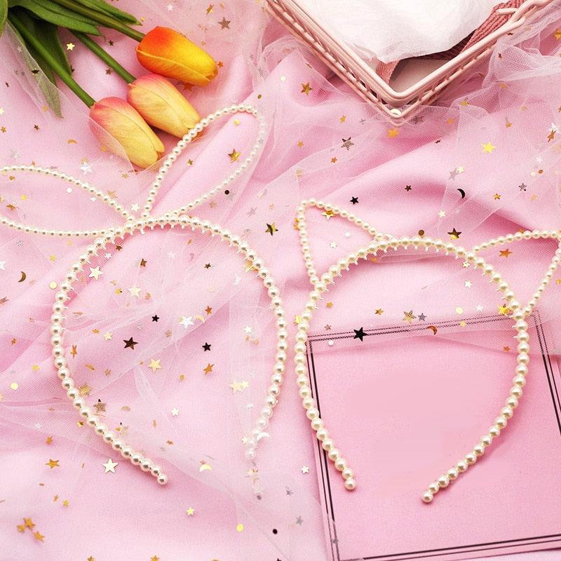 Nouveau Serre-tête Élégant Femme avec Perles Simples, Doux, Support, Ornement, Bandeau, Accessoires Cheveux Tendance pour Femme