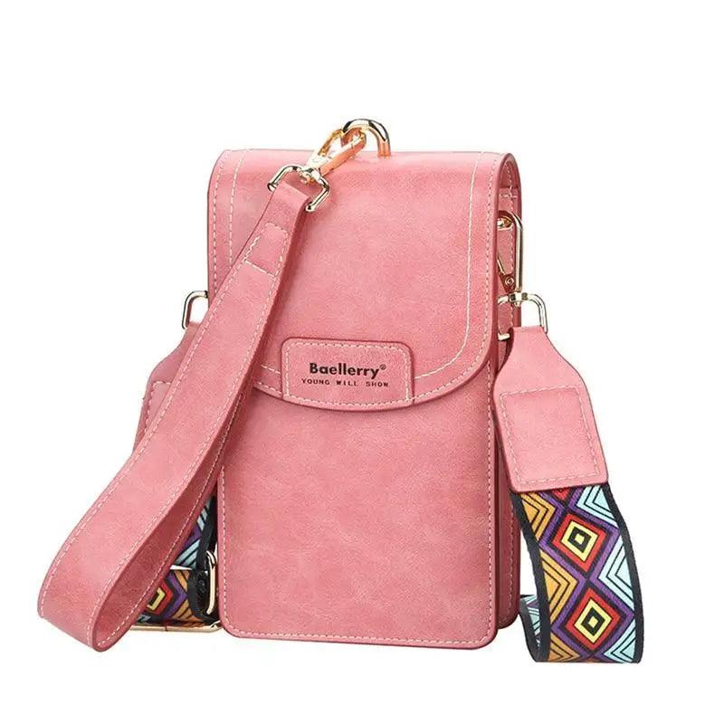 Nouveau sac à bandoulière multifonctionnel tendance en cuir PU de grande capacité pour téléphone portable - Sac à main de créatrice pour femme