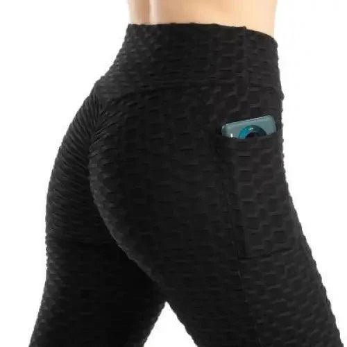 Nouveau pantalon de sport pour femme avec poches et effet push-up, legging taille haute pour la course et la gym, vêtements pour femme