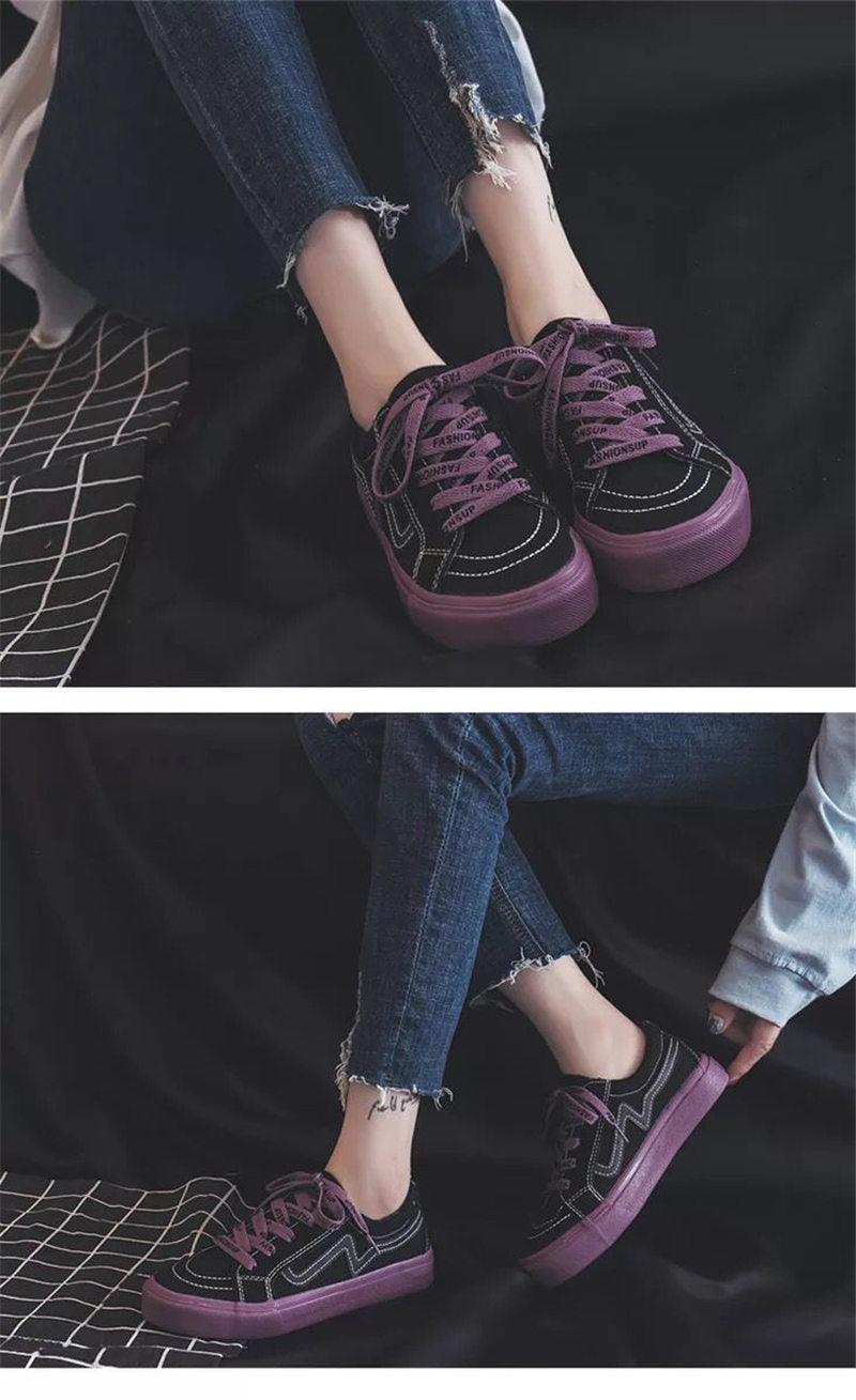 Nouvelles Baskets Femme Tendance Respirantes Chaussures Vulcanisées Plateforme à Lacets Décontractées Blanches Tenis Baskets Femme Play Tendance Baskets Basses en Toile Élastique Plates