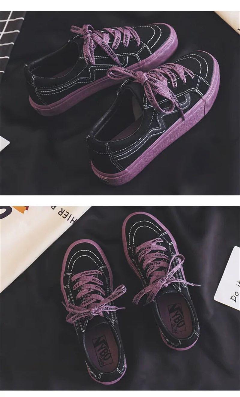 Nouvelles Baskets Femme Tendance Respirantes Chaussures Vulcanisées Plateforme à Lacets Décontractées Blanches Tenis Baskets Femme Play Tendance Baskets Basses en Toile Élastique Plates