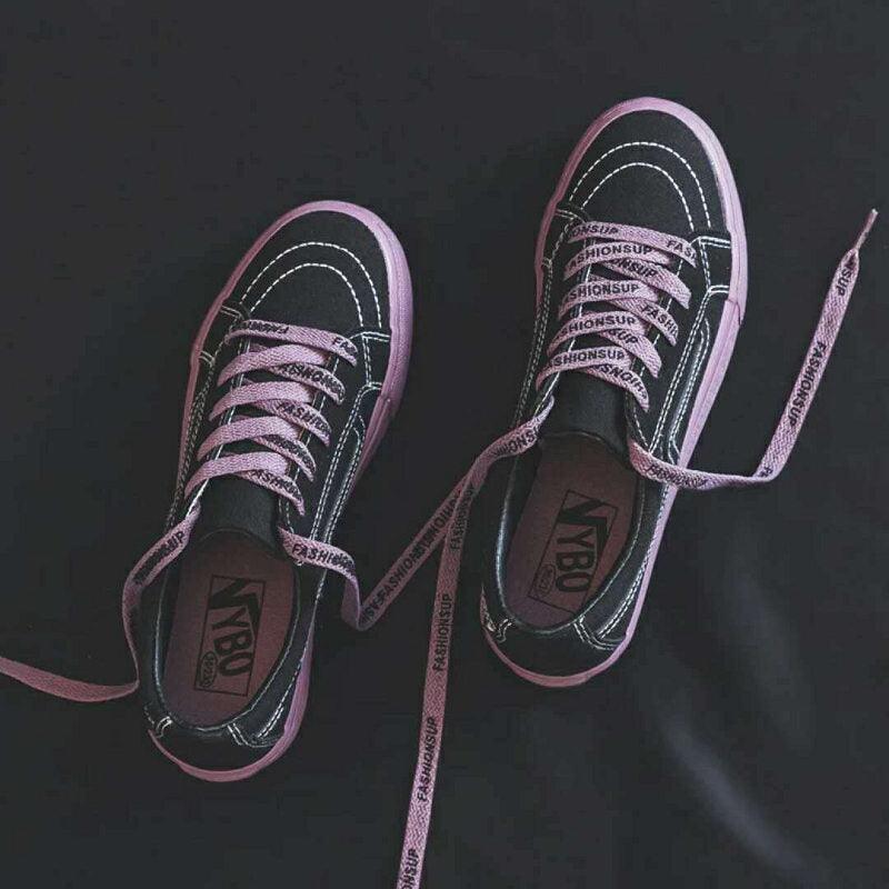 Nouvelles Baskets Femme Tendance Respirantes Chaussures Vulcanisées Plateforme à Lacets Décontractées Blanches Tenis Baskets Femme Play Tendance Baskets Basses en Toile Élastique Plates