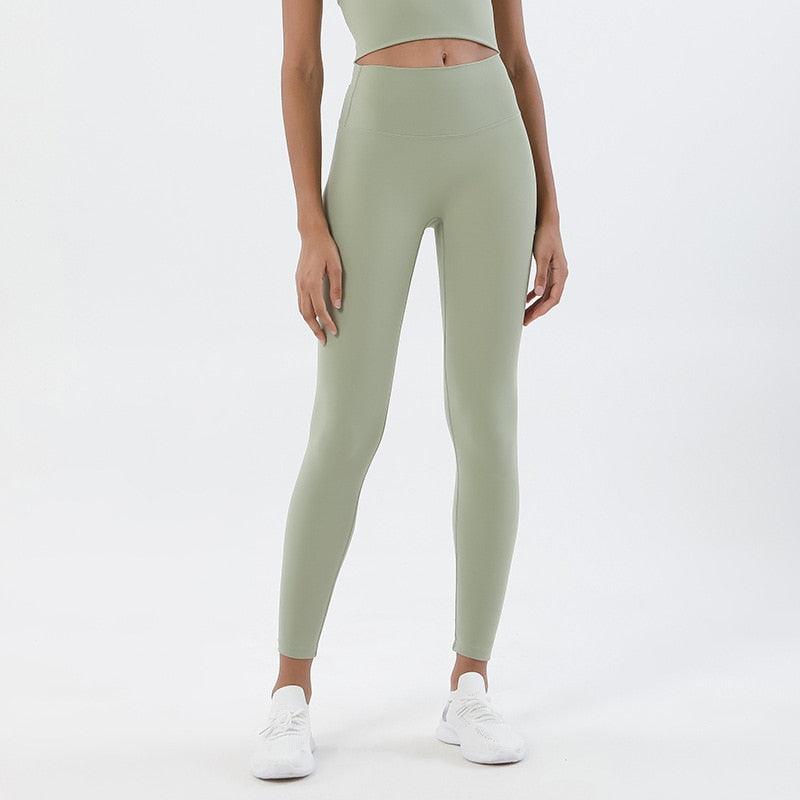 Nouveau pantalon de yoga pour femmes Leggings de fitness Fille Pantalon doux Taille haute serré Pantalon de sport pour femmes Leggings de yoga Pantalon d'entraînement avec poche Pantalon de sport extensible pour femmes et filles