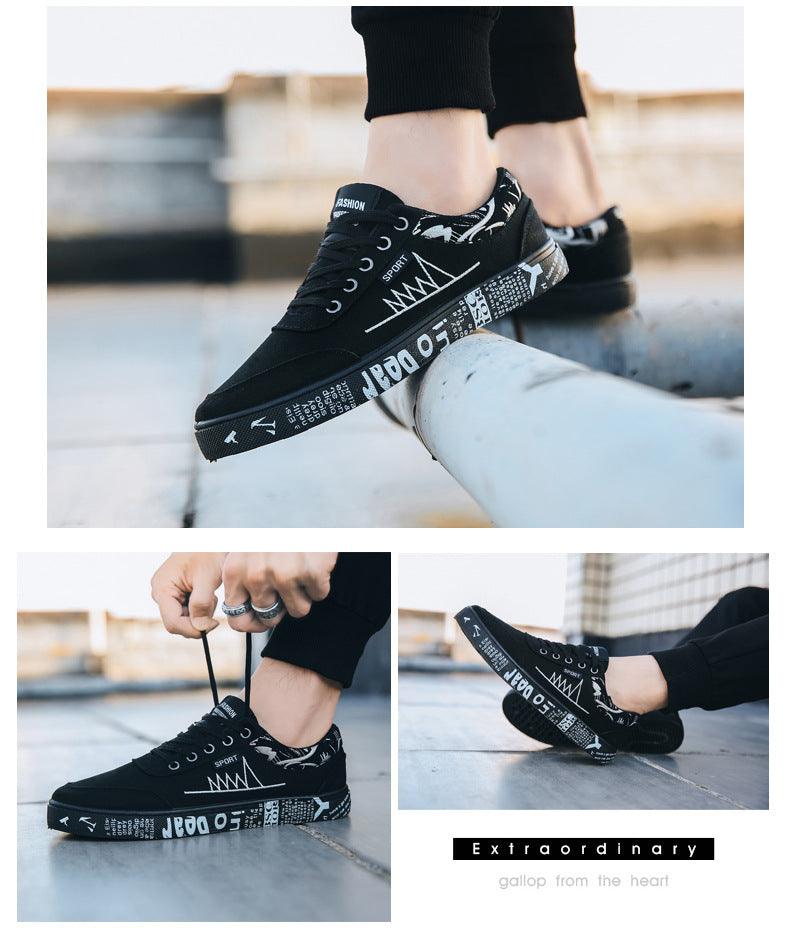 Nouvelles Chaussures Plates Homme Printemps Automne Mode Confortables Baskets en Toile Respirantes Homme Lacets Décontractées Chaussures à Enfiler Classiques Baskets Basses en Toile Décontractées et Confortables pour la Marche