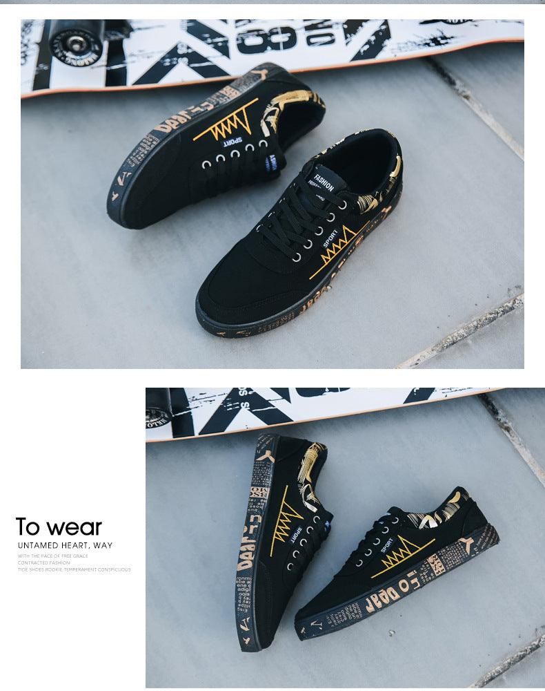 Nouvelles Chaussures Plates Homme Printemps Automne Mode Confortables Baskets en Toile Respirantes Homme Lacets Décontractées Chaussures à Enfiler Classiques Baskets Basses en Toile Décontractées et Confortables pour la Marche
