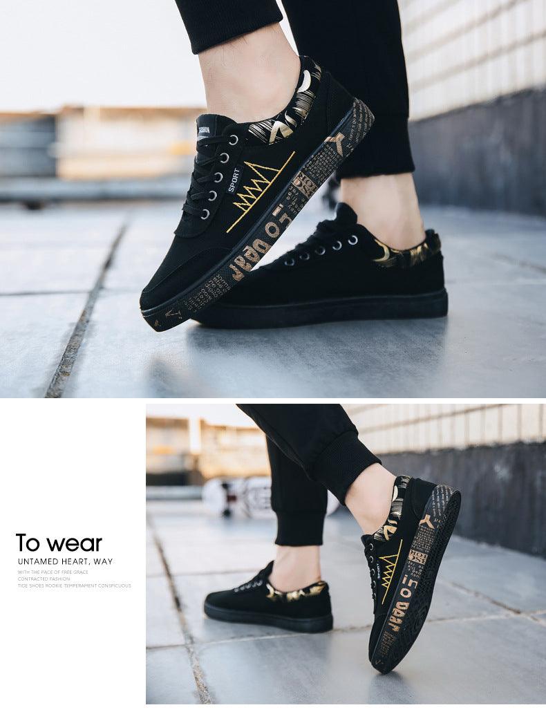 Nouvelles Chaussures Plates Homme Printemps Automne Mode Confortables Baskets en Toile Respirantes Homme Lacets Décontractées Chaussures à Enfiler Classiques Baskets Basses en Toile Décontractées et Confortables pour la Marche