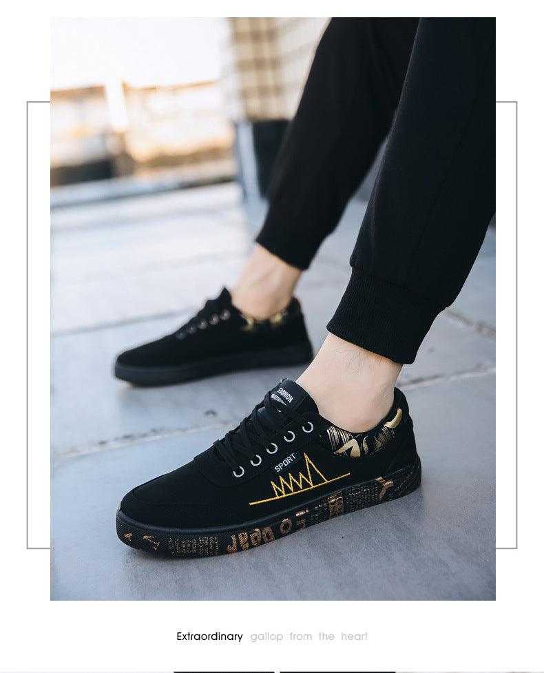 Nouvelles Chaussures Plates Homme Printemps Automne Mode Confortables Baskets en Toile Respirantes Homme Lacets Décontractées Chaussures à Enfiler Classiques Baskets Basses en Toile Décontractées et Confortables pour la Marche