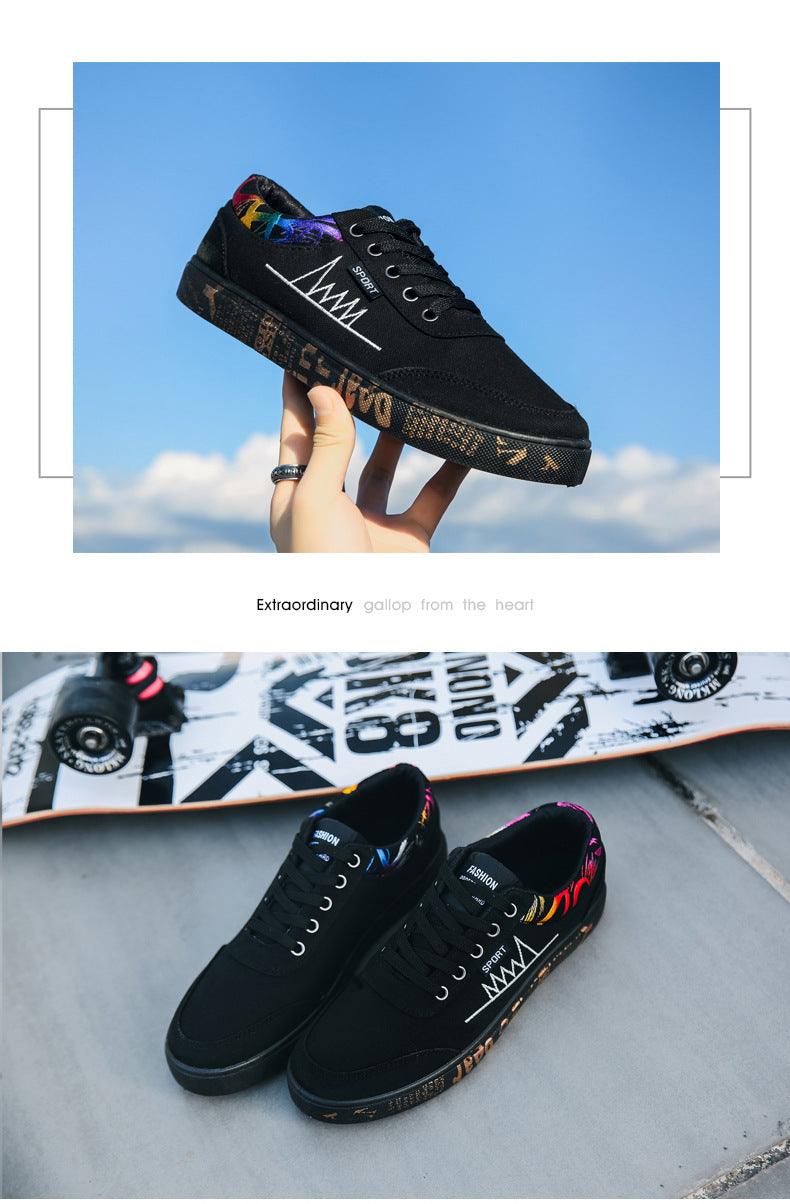 Nouvelles Chaussures Plates Homme Printemps Automne Mode Confortables Baskets en Toile Respirantes Homme Lacets Décontractées Chaussures à Enfiler Classiques Baskets Basses en Toile Décontractées et Confortables pour la Marche