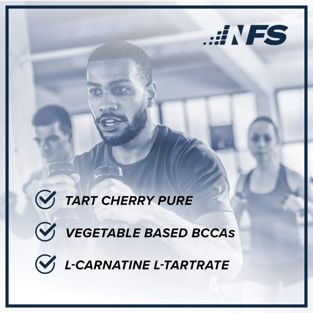 NF Sports - Boisson de récupération post-entraînement aux acides aminés naturels Fruit Punch - 360 g.