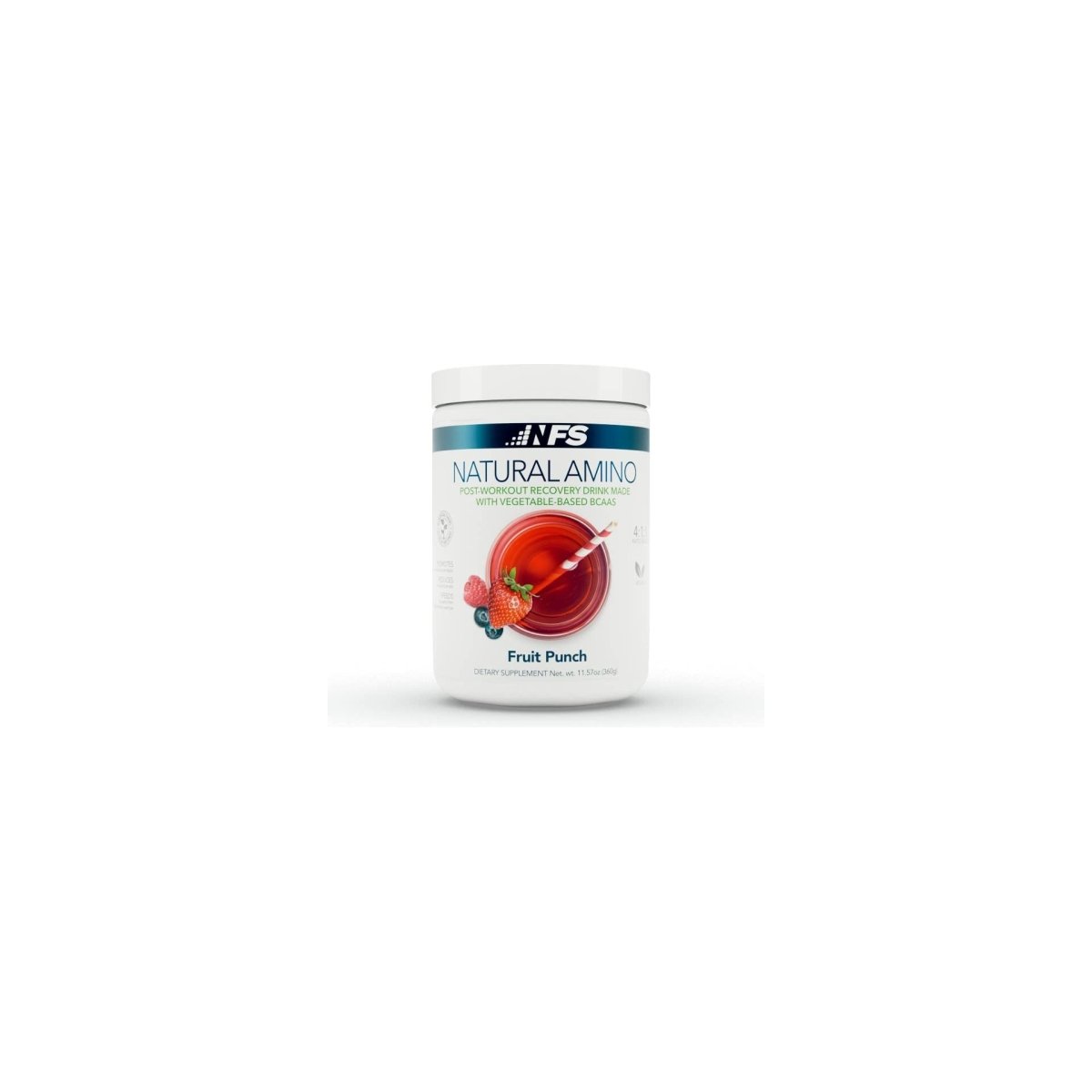 NF Sports - Boisson de récupération post-entraînement aux acides aminés naturels Fruit Punch - 360 g.