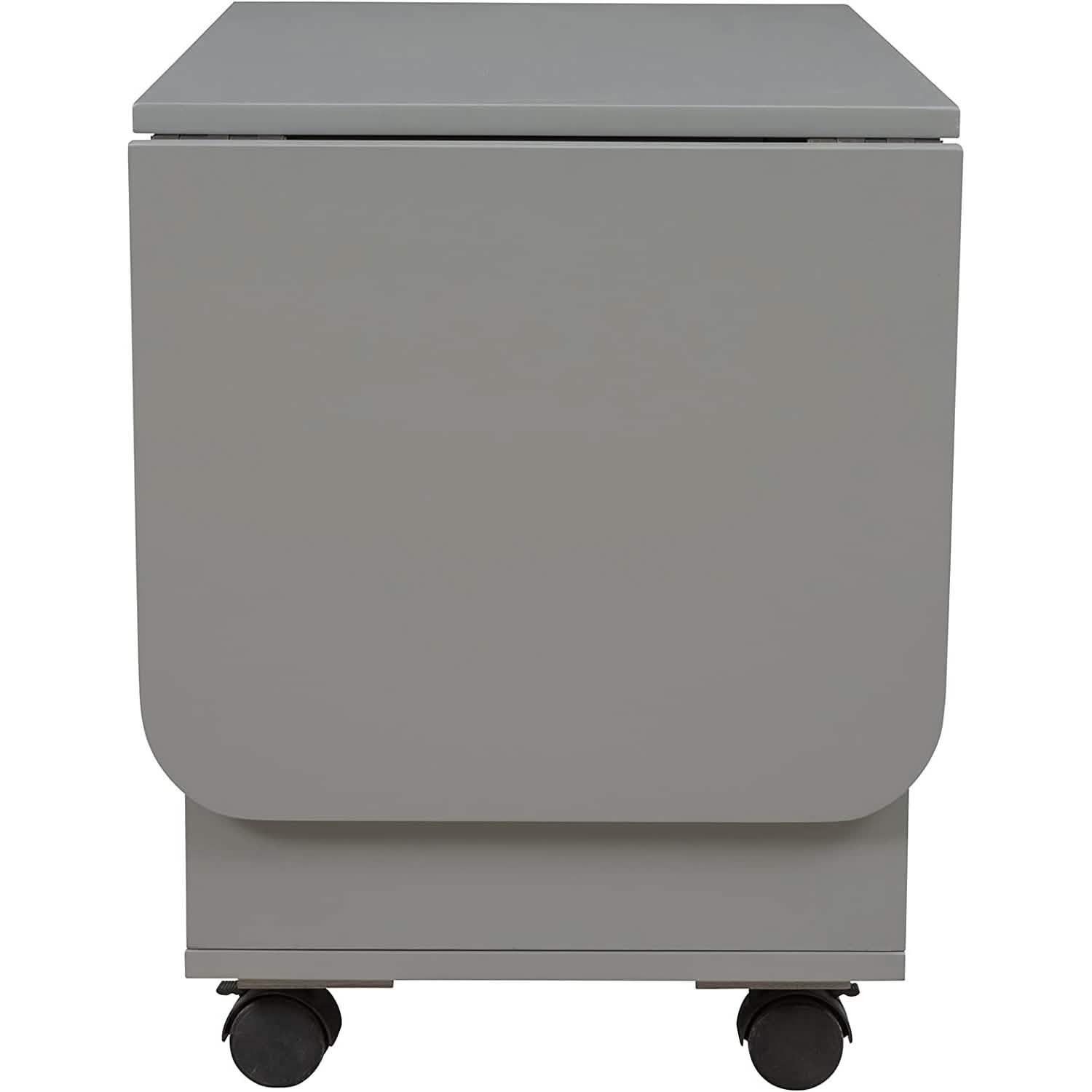 Table de chevet avec port USB et plateau pliable