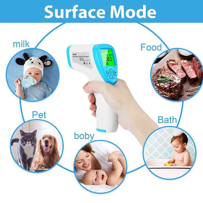 Thermomètre frontal infrarouge sans contact LCD BZ-R6