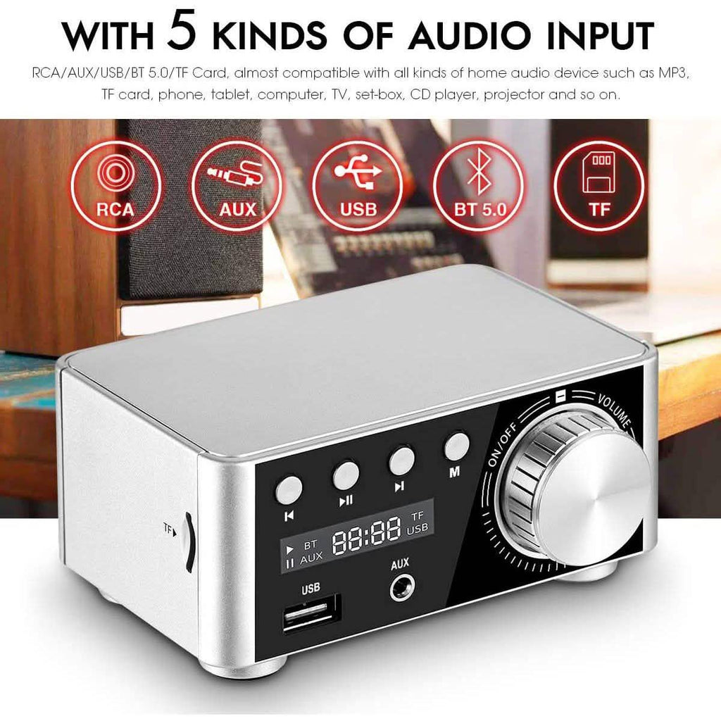 Nobsound Mini Amplificateur de Puissance Bluetooth 5.0 100W