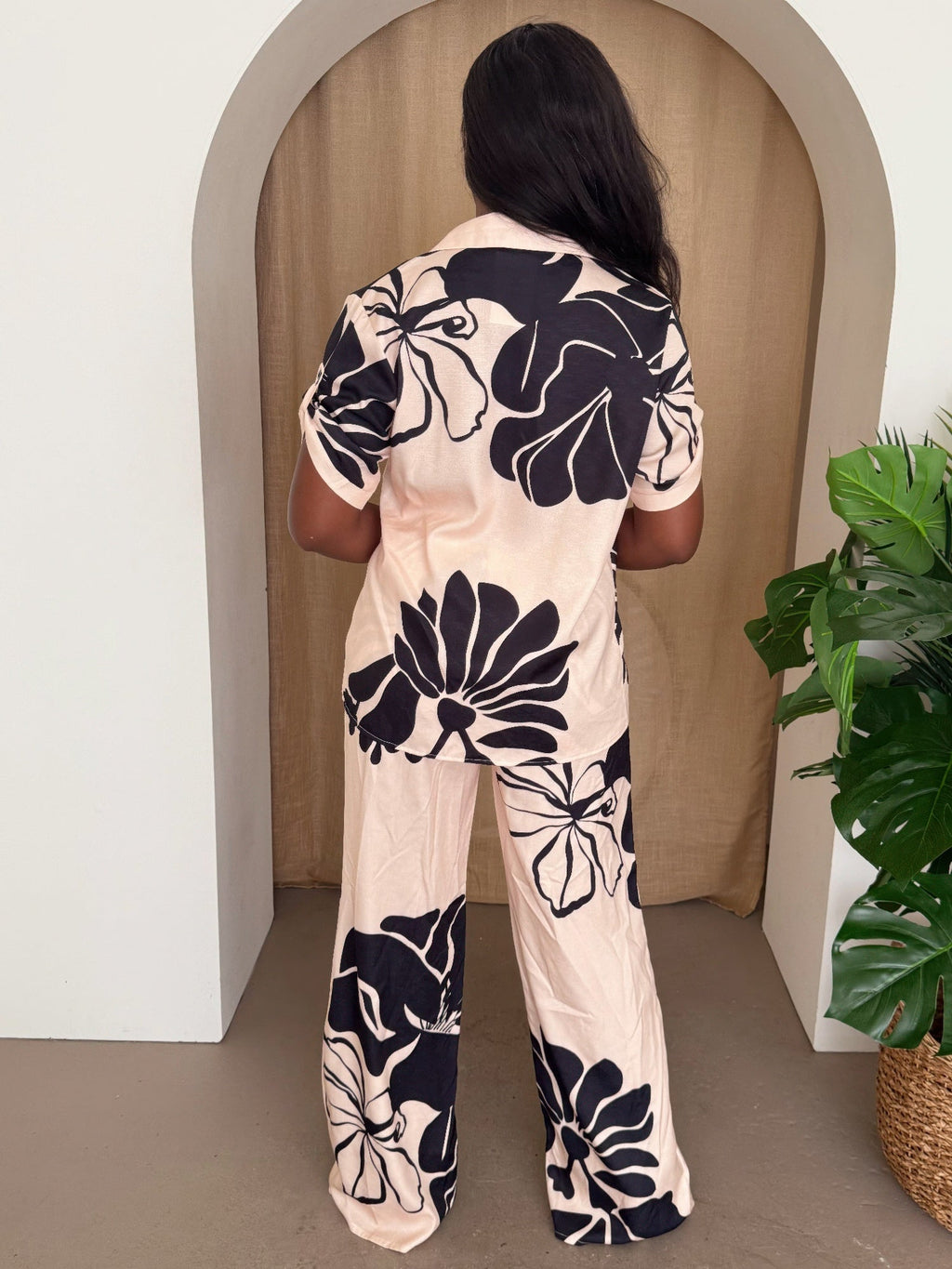 Ensemble de pantalon Noir Bloom