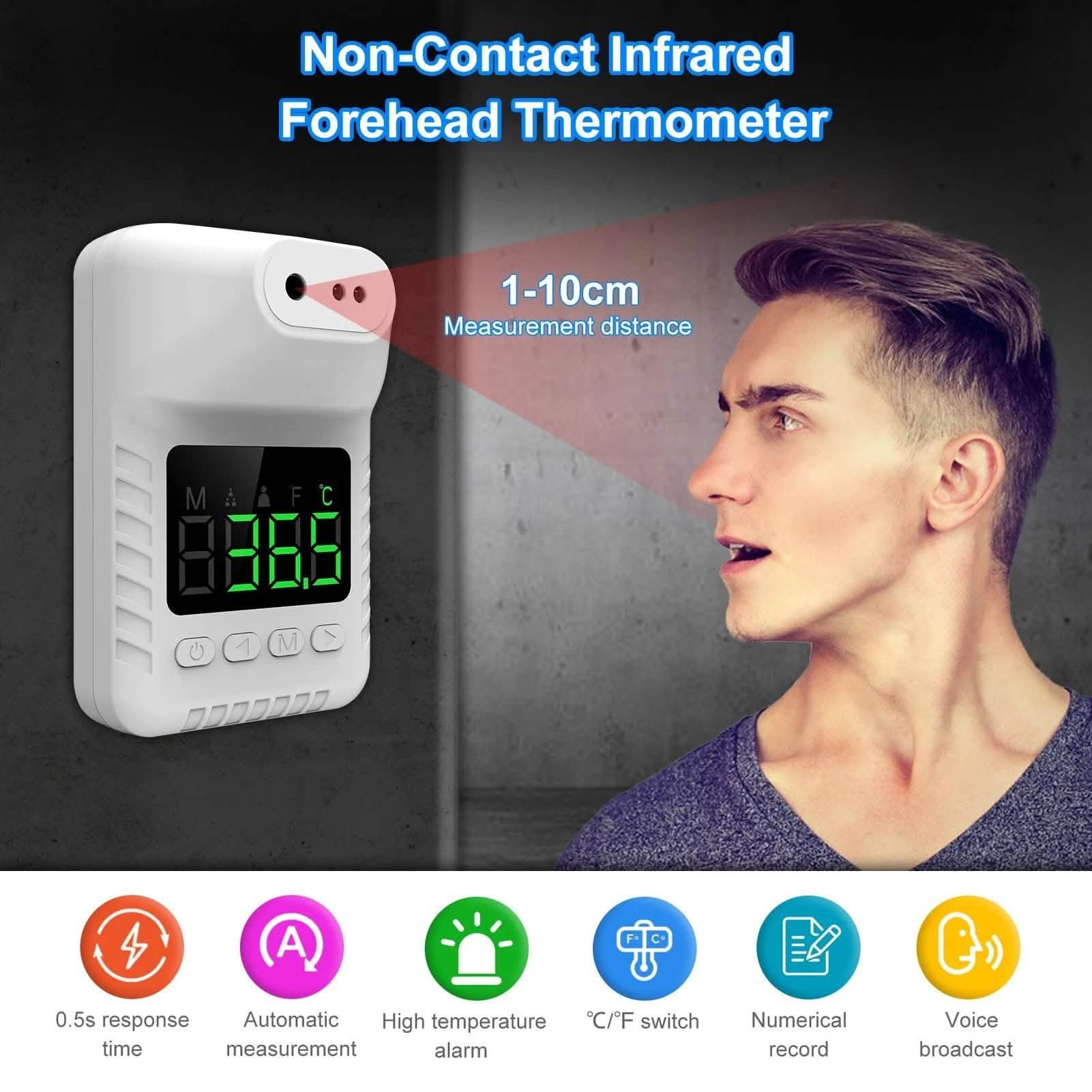 Thermomètre frontal infrarouge sans contact