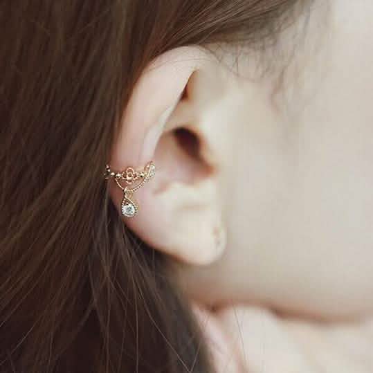 Boucle d'oreille sans piercing