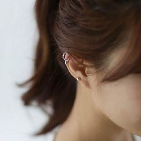 Boucle d'oreille sans piercing