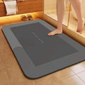 Tapis de bain antidérapant en terre de diatomée
