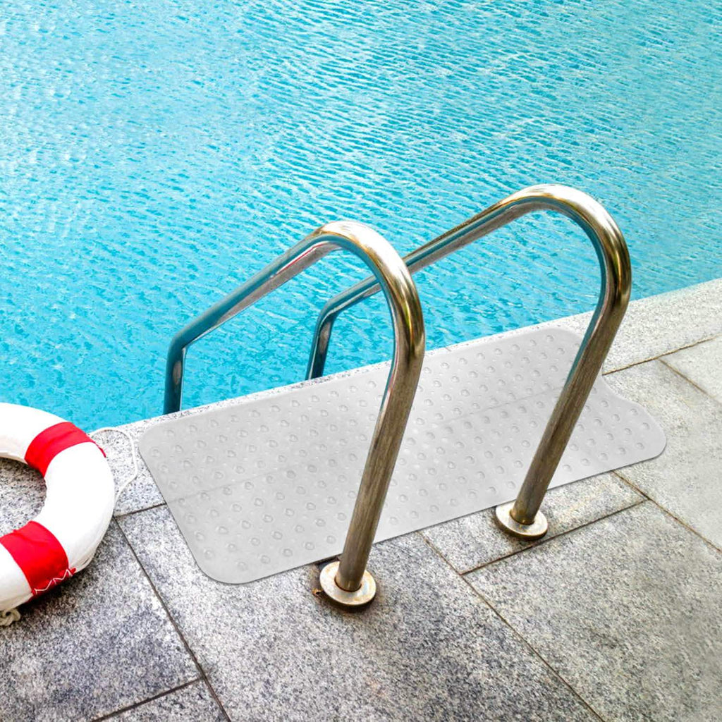 Tapis de douche antidérapant de massage antibactérien avec ventouses