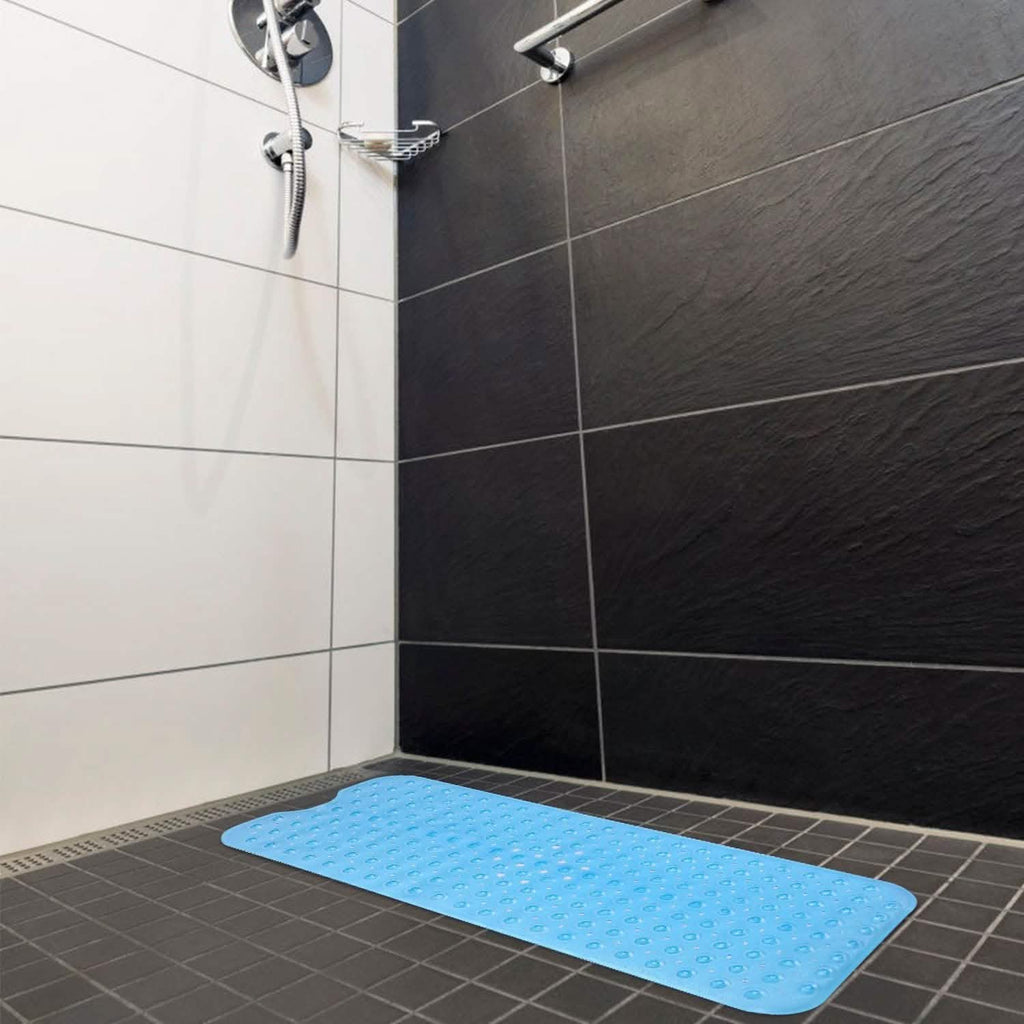 Tapis de douche antidérapant de massage antibactérien avec ventouses
