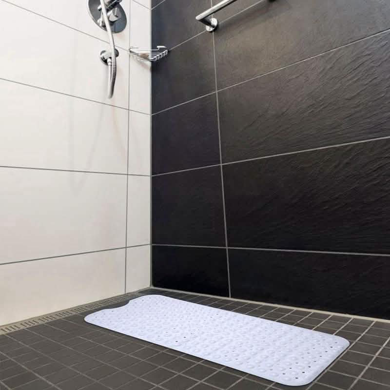 Tapis de douche antidérapant de massage antibactérien avec ventouses