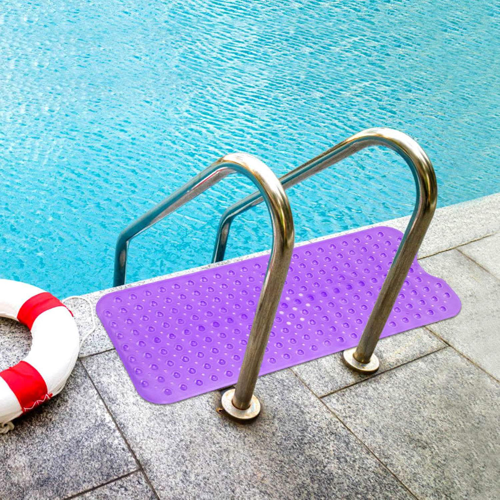 Tapis de douche antidérapant de massage antibactérien avec ventouses