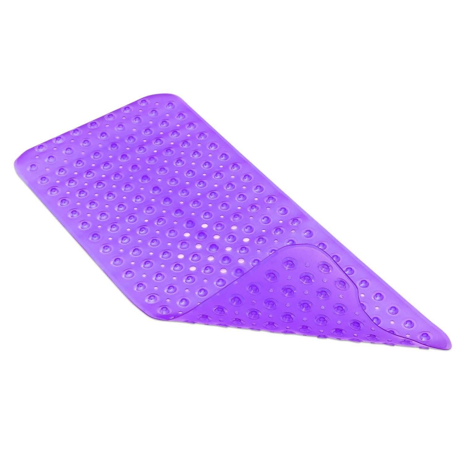 Tapis de douche antidérapant de massage antibactérien avec ventouses
