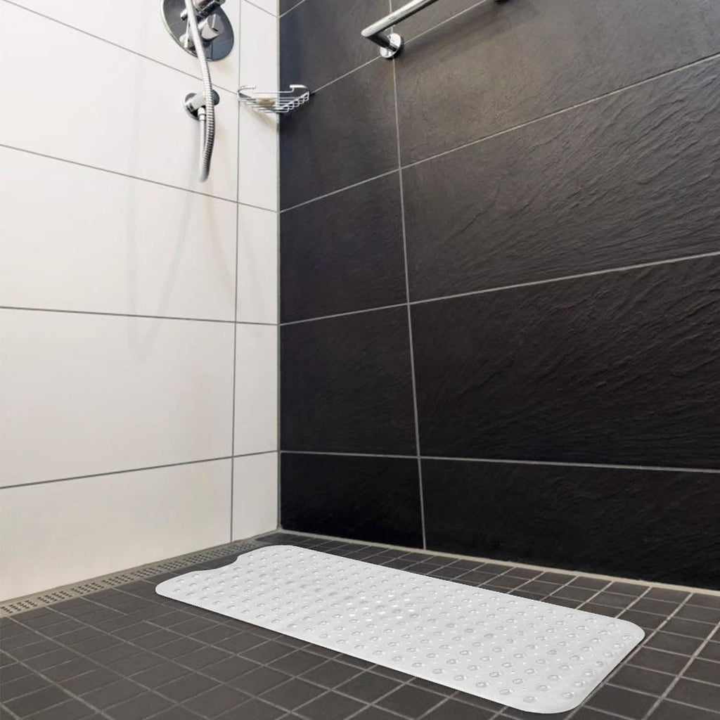 Tapis de douche antidérapant de massage antibactérien avec ventouses