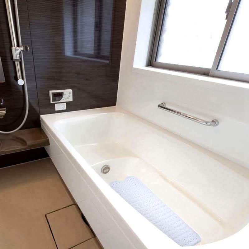 Tapis de douche antidérapant de massage antibactérien avec ventouses