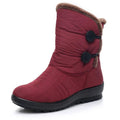 Bottes de Neige Antidérapantes Nouvelles Bottes d'Hiver Chaudes pour Femmes Chaussures Imperméables d'Hiver pour Femmes Plus Bottes en Coton Velours Doublure Chaude Confortables Antidérapantes Bottines de Randonnée en Plein Air Chaussures à Plateforme