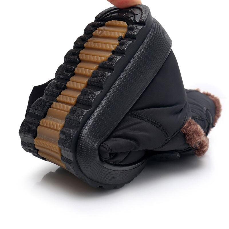 Bottes de Neige Antidérapantes Nouvelles Bottes d'Hiver Chaudes pour Femmes Chaussures Imperméables d'Hiver pour Femmes Plus Bottes en Coton Velours Doublure Chaude Confortables Antidérapantes Bottines de Randonnée en Plein Air Chaussures à Plateforme