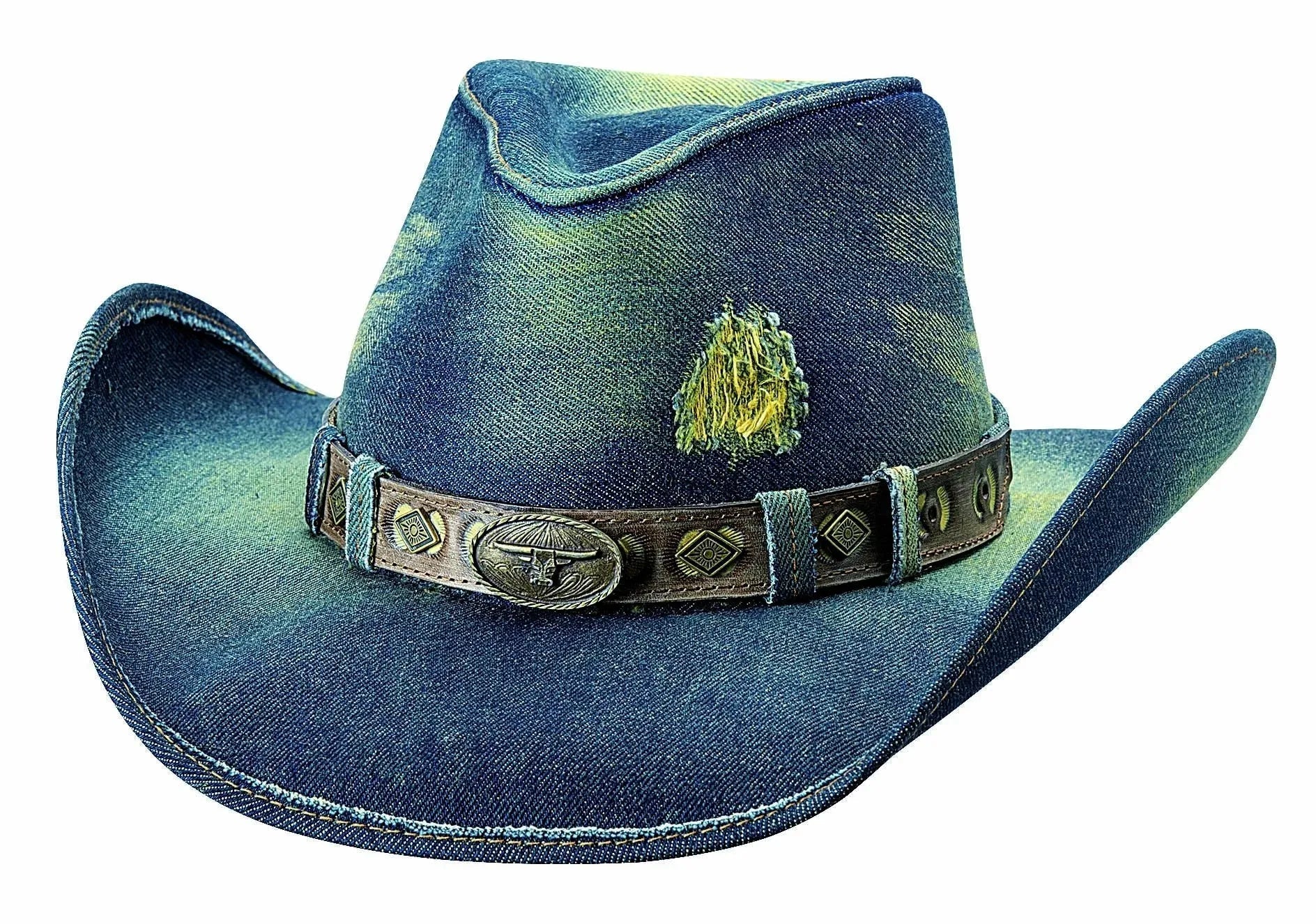 Bullhide Nonstop - Chapeau de cowboy en jean