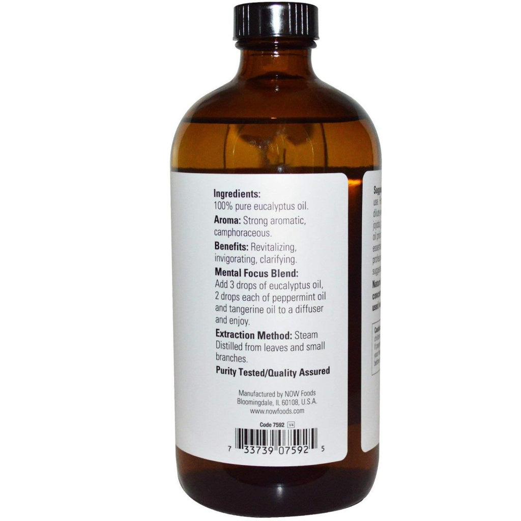 Now Essential Oils Huile d'Eucalyptus Globulus 16 oz - 7592