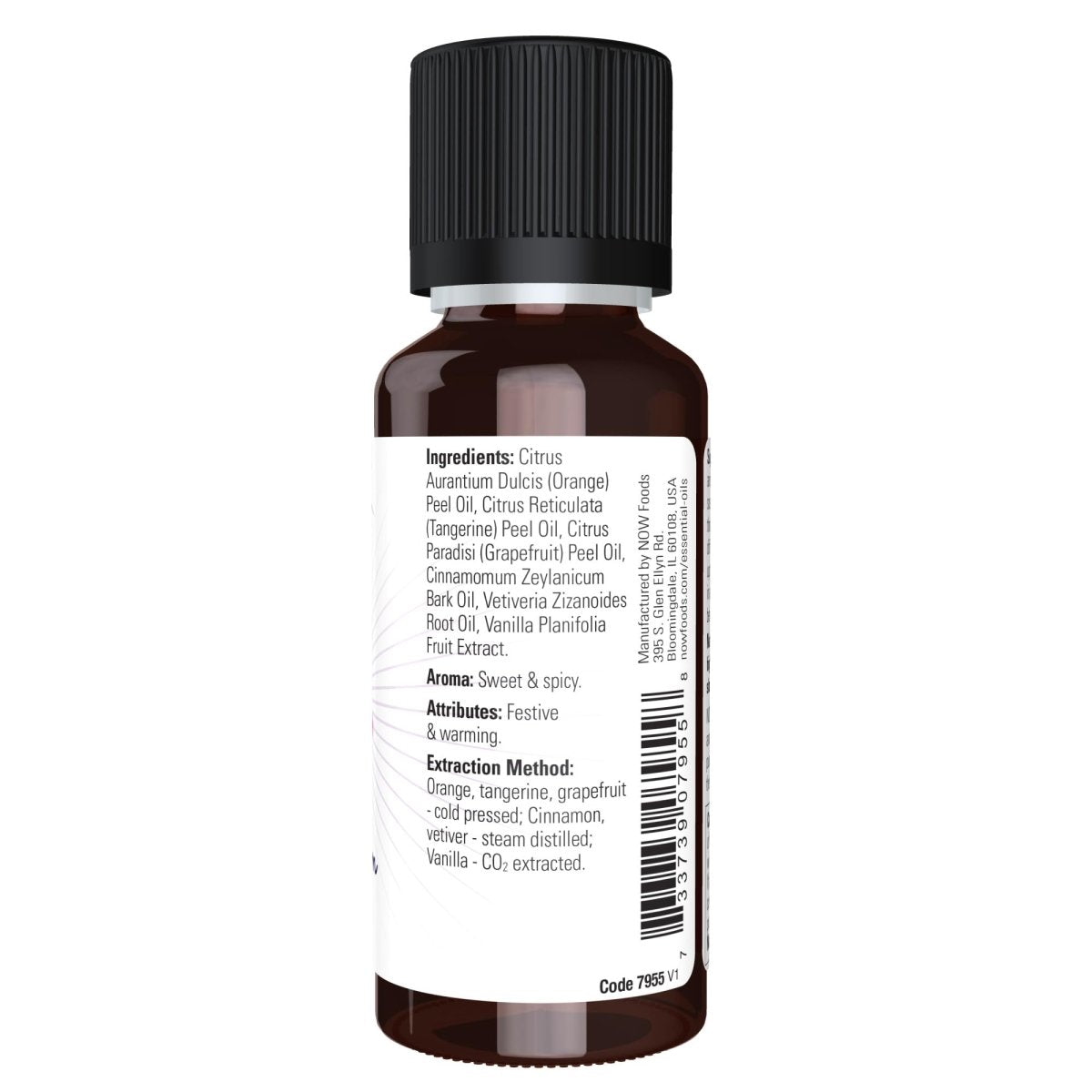 Mélange d'huiles de prune de Now Essential Oils 30 ml - 7955