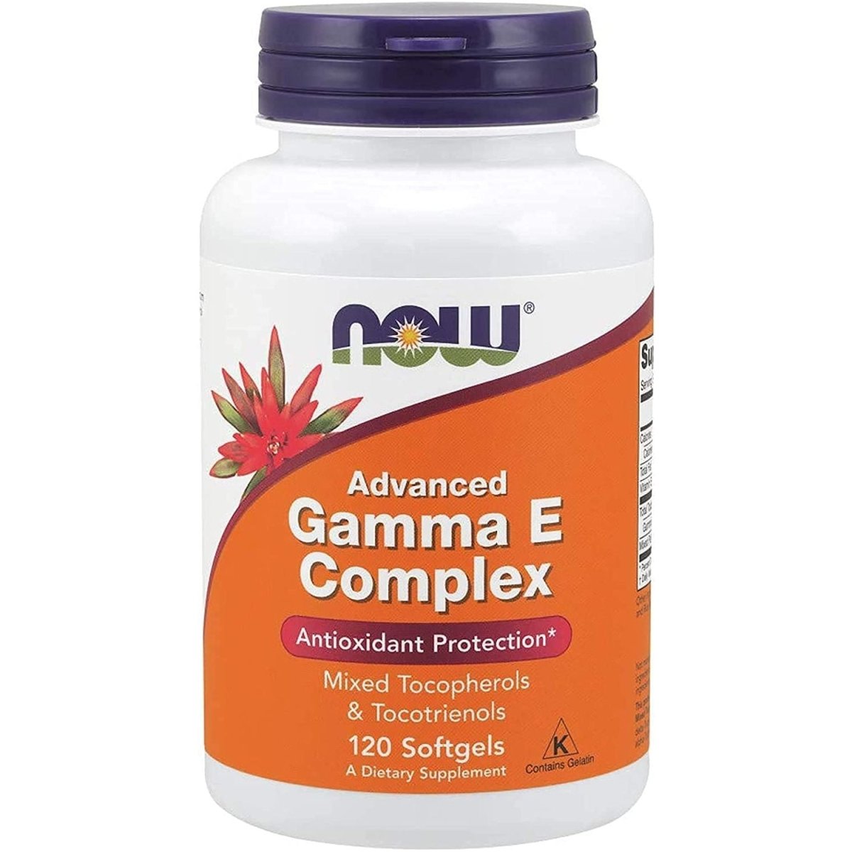 Now Foods Complexe Avancé Gamma E 120 Gélules - 0811