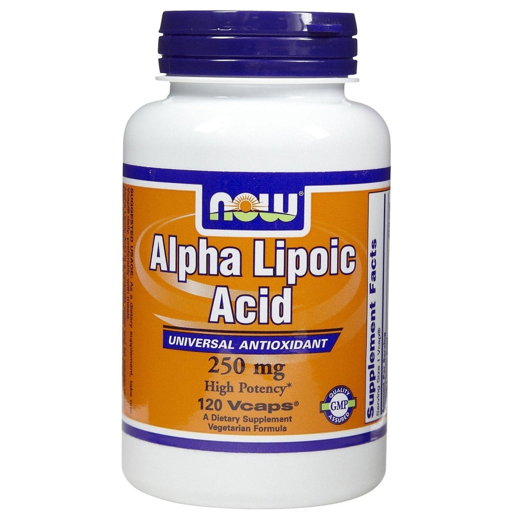 Now Foods Acide Alpha Lipoïque 250 mg 120 Gélules Végétales - 3043